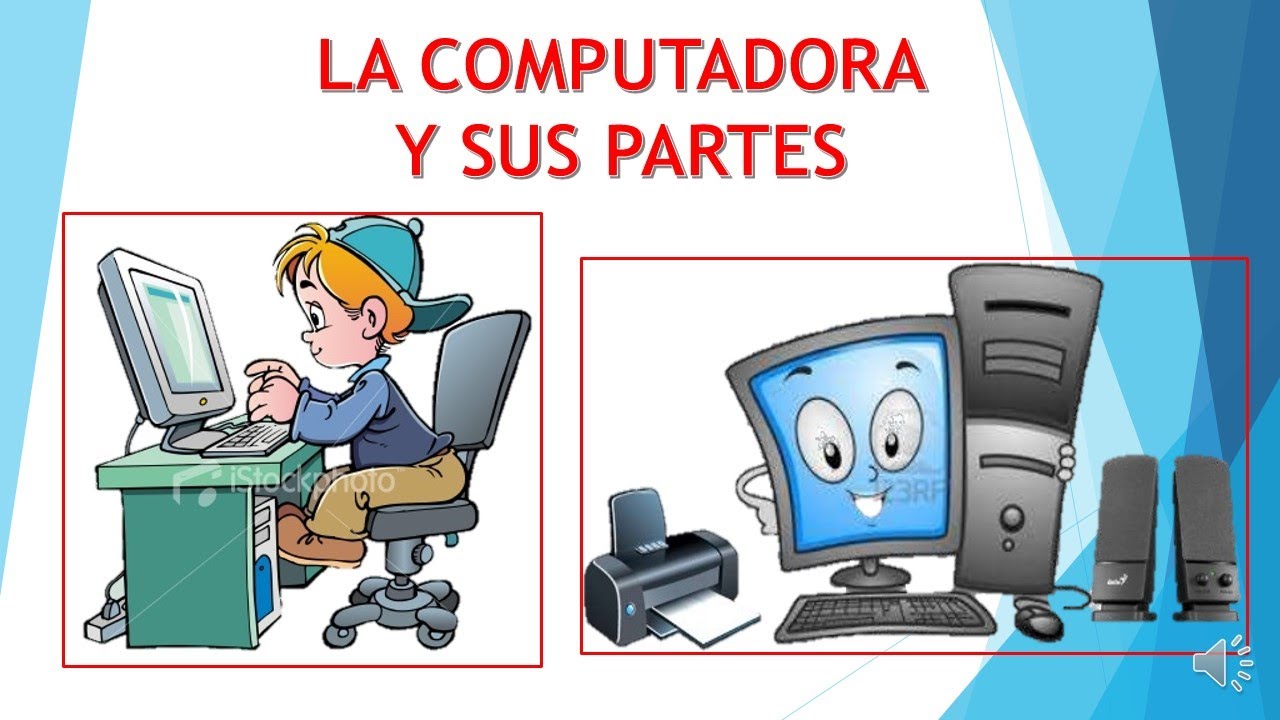 La Computadora Partes De La Computadora Para Niños Exposición De La