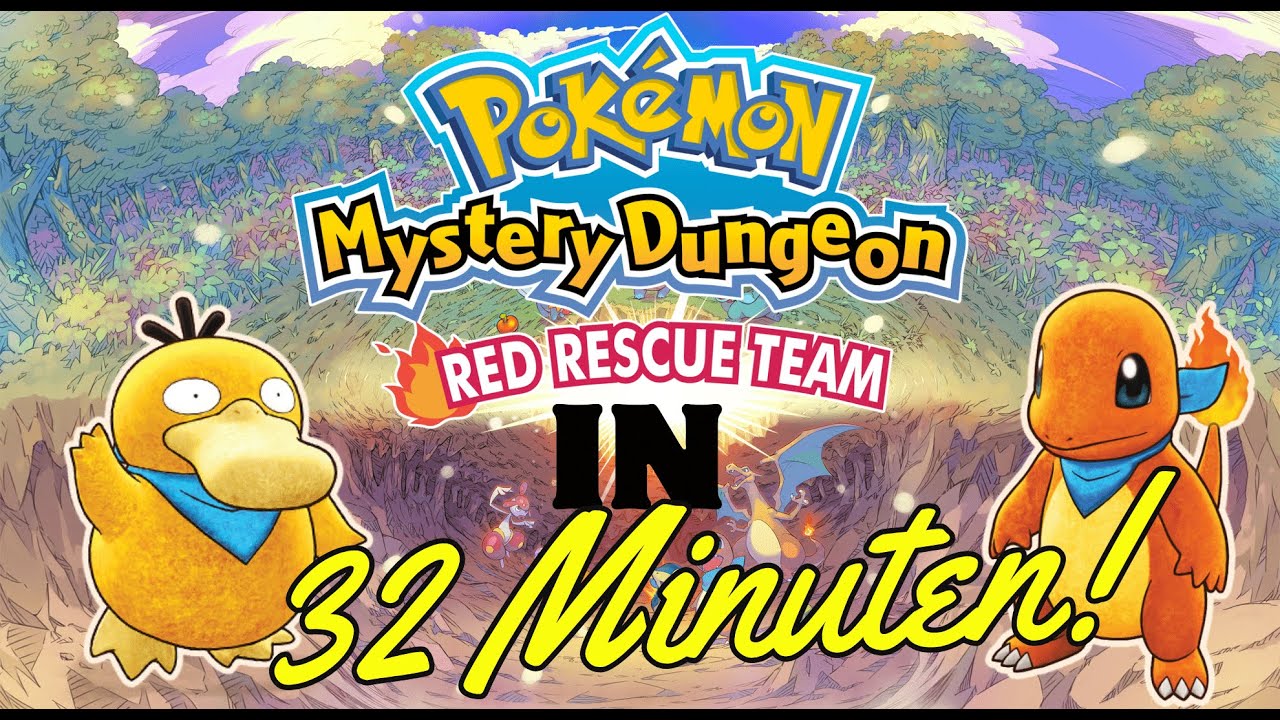 Pokemon Mystery Dungeon Team Rot Bester Starter Pokémon Mystery Dungeon - Team Rot in 32 Minuten! Mein ganzes Abenteuer
