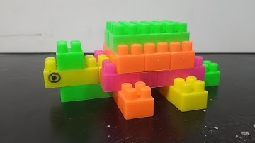 ASMR Building Blocks Lego // Satisfying how to make a Turtle