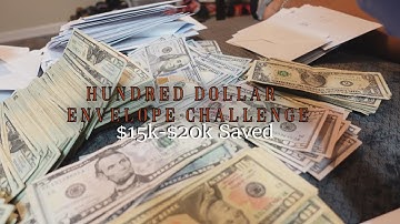 100 ENVELOPE SAVINGS CHALLENGE + $20,000+ SAVED!!!