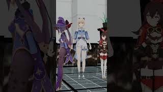 {MMD}When walking to the beat of the music{genshin impact/Amber, Jean, Mona}