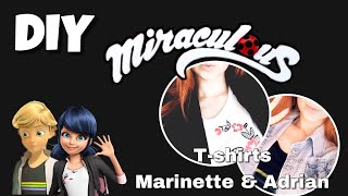 Diy Miraculous T-Shirts || Футболка Маринетт И Адриана || Diy Леди Баг И Супер Кот