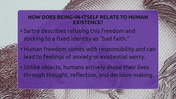 How Does Being-in-itself Relate To Human Existence? - Philosophy Beyond