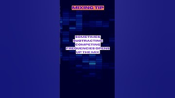 Mixing Tip: The Power of Subtraction