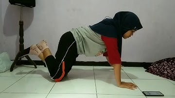 Praktek Sit Up, Push Up, dan Back Up