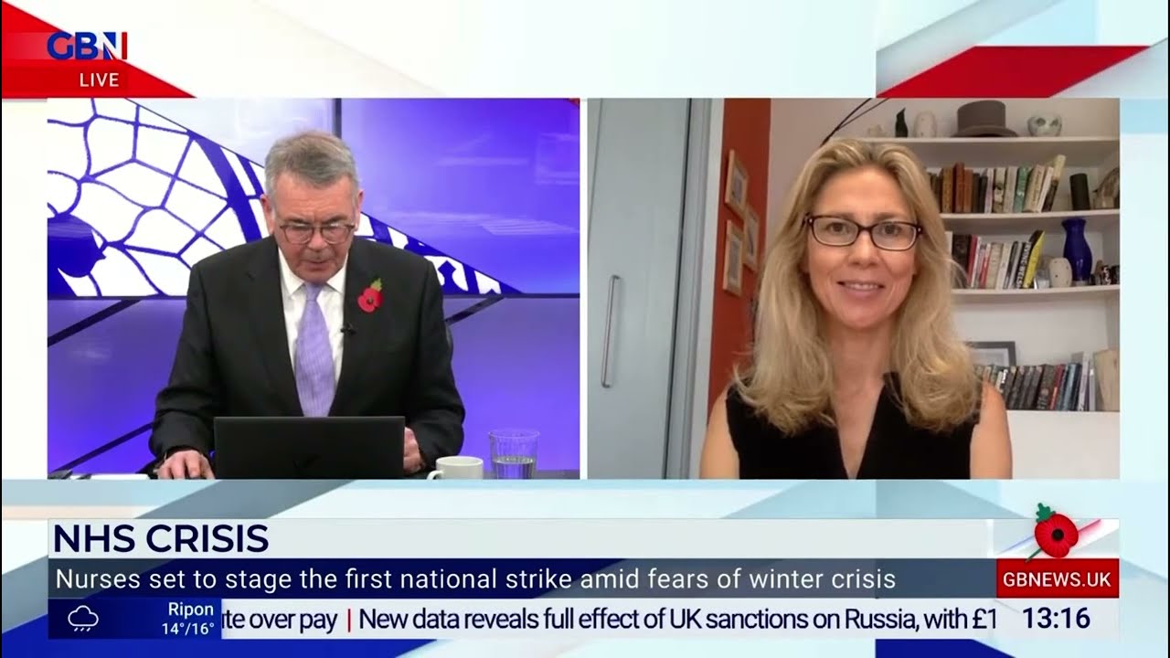 NHS Nurses strike GB News