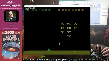 Space Invaders - Atari 2600 EMU - Game 7 B/B - 3,220