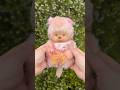 Designer Series: Rare Pink Yamasaki Monchhichi! 🌸✨ #monchhichi #kawaii #designertoys