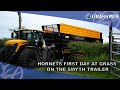 The Hornets first day at grass with the Smyth trailer