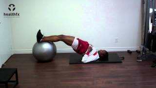 Double Leg Ball Hamstring Curl