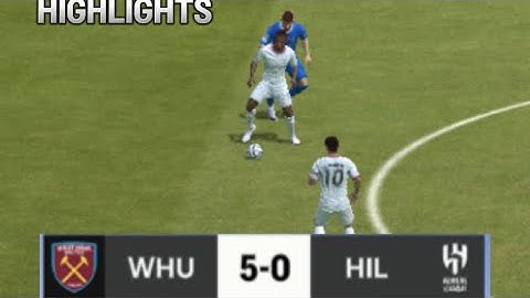 Antonio scored a late hat trick (West Ham United vs AL Hilal SFC) Highlights
