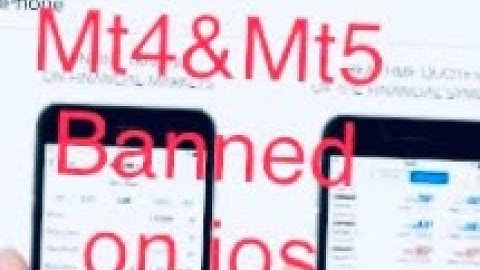 MT4 / MT5 have been removed from the App Store  apple ios #apple #iphone