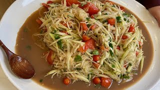 Introducing my sister and her famous Papaya Salad | MyHealthyDish by MyHealthyDish 44,642 views 1 year ago 2 minutes, 26 seconds