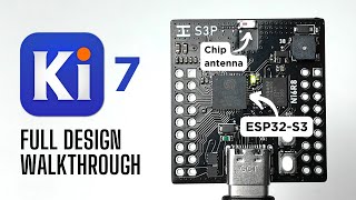 ESP32S3 + Chip Antenna PCB  Design your own in 15 minutes!