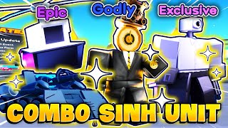 UNIT SINH QUÂN NÀO MẠNH NHẤT Trong Toilet Tower Defense Roblox