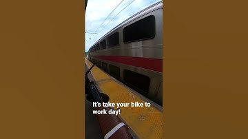 It’s take your bike to work day! #shorts #insta360 #ebike #super73rx #njtransit
