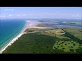 La mer baltique vue du ciel