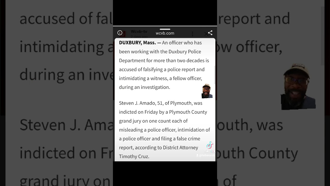 Massachusetts Cop arrested for falsifying reports and intimidation. #massachusetts