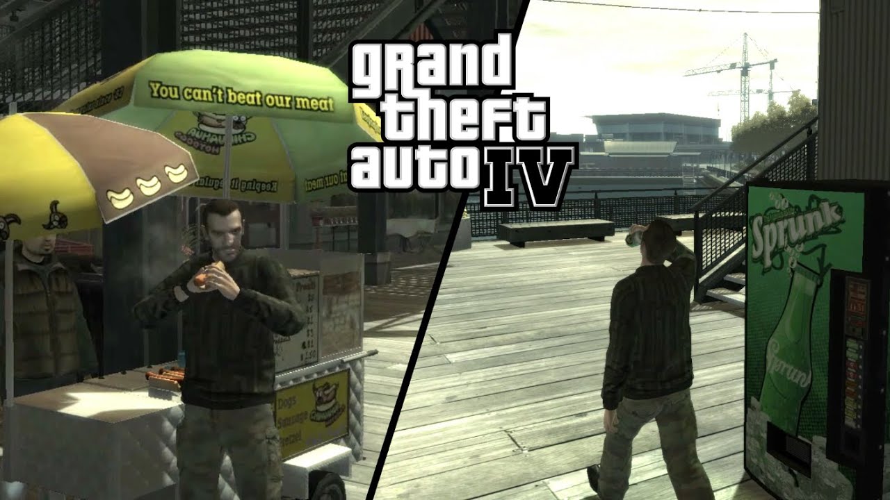 All Eating/Drinking Animations of GTA 4