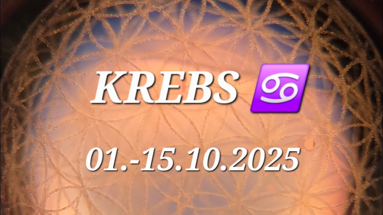 KREBS ♋️ 1. Oktoberhälfte 2025 🍀❤️