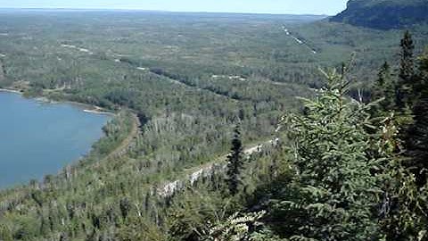Nipigon Mazoukama bay from Lower Kama Hiking trail