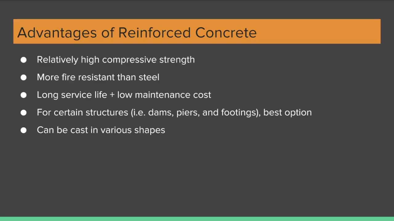 2 Advantages of Reinforced Concrete - YouTube