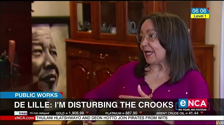 De Lille | I'm disturbing the crooks
