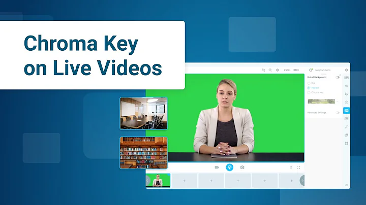 How to replace your background on live videos | Chroma Key Tutorial | ManyCam 7