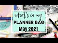 What's in My Planner Bag | Planner Bag Switch UP |  May 2021