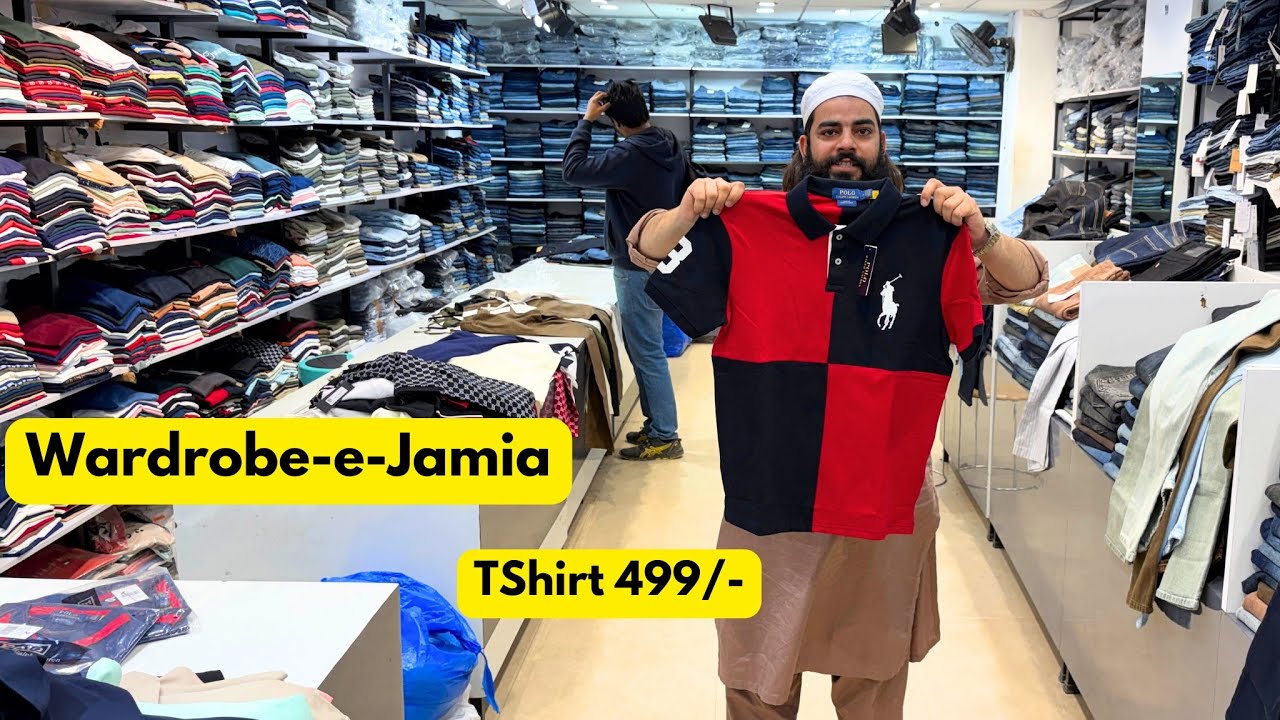 Wardrobe-e-Jamia | Export Surplus | T-shirt 499/-, Shirt 699/-, Jeans 699/- Retail & Wholesale Sale