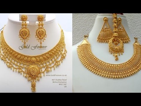 22 carats choker necklace design 