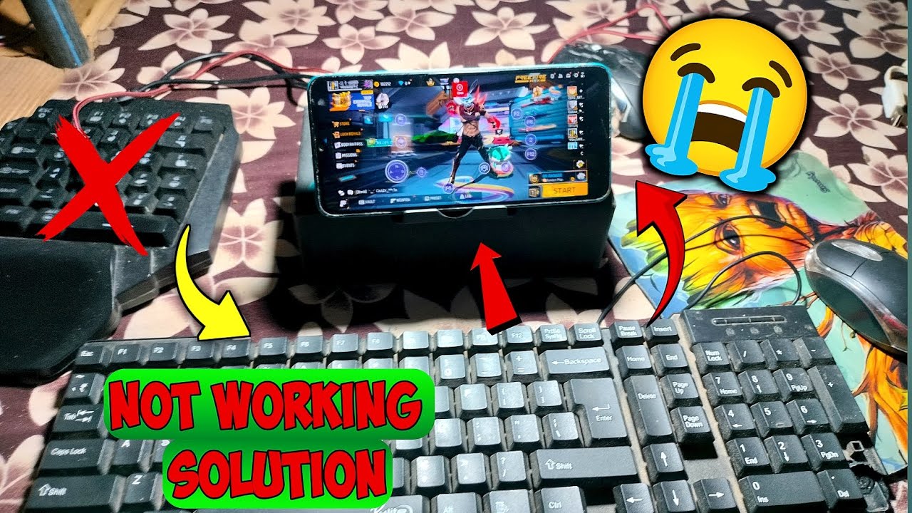 Keyboard Mouse Not Working Fix 😱 | Mobile Gaming Keyboard Solution | GG Mouse Pro Problem Solve