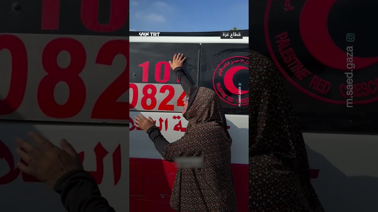 أم فلسطينية تودع ابنها شهيداً في غارة على غزة