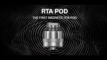 RTA POD Introduction | VOOPOO DRAG X / DRAG S - BUILD TUTORIAL - THE FIRST MAGNETIC RTA POD