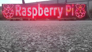 LED panel made of 6144 LEDs driven by Raspberry Pi using SPI