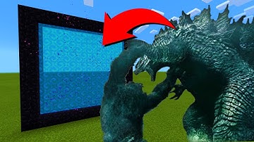 How To Make A Portal To The Godzilla vs Kong Dimension in Minecraft!