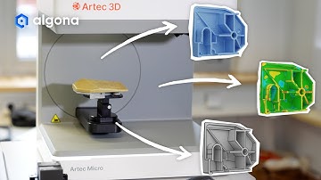 Artec Micro II |  3D Scan Spritzgussbauteil