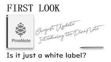 The PineNote Writing Slate Is A White Label?