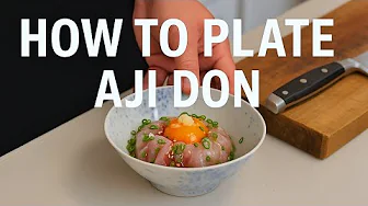How to Make Japanese Horse Mackerel Rice Bowl with EPA & DHA | Aji Don Recipe 