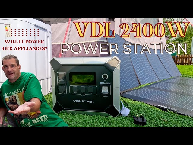 Trying To Run Our Fridge & Washer For FREE With A VDL 2400W Power Station 