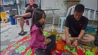Single Family Enjoys Evening BBQ At Father's House In Bacang