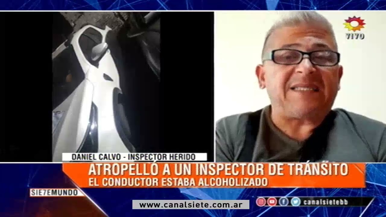 Manejaba borracho y atropelló a un inspector: la palabra de Cano que se recupera de las heridas