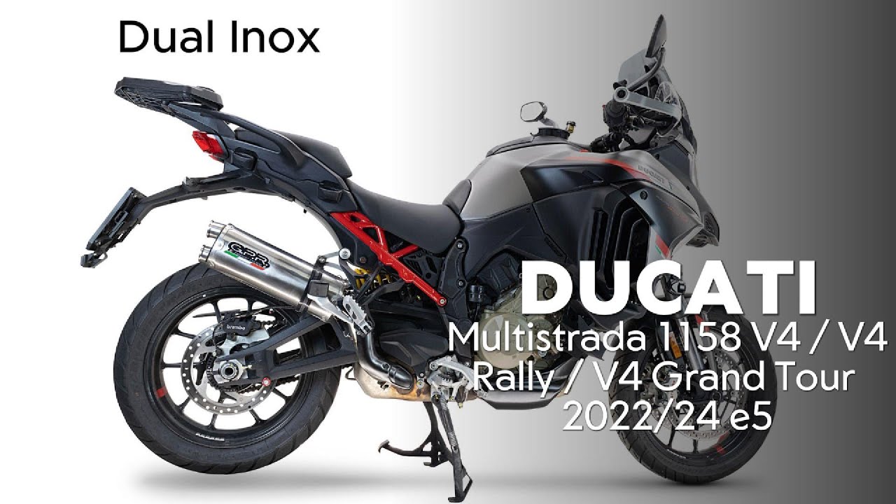 G.P.R. スリップオンマフラー Dual Inox DUCATI ムルティストラーダ V4