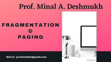 Fragmentation & Paging in OS in Hindi / फ्रेगमेंटेशन & पेजिंग इन हिंदी  #operatingsyatem