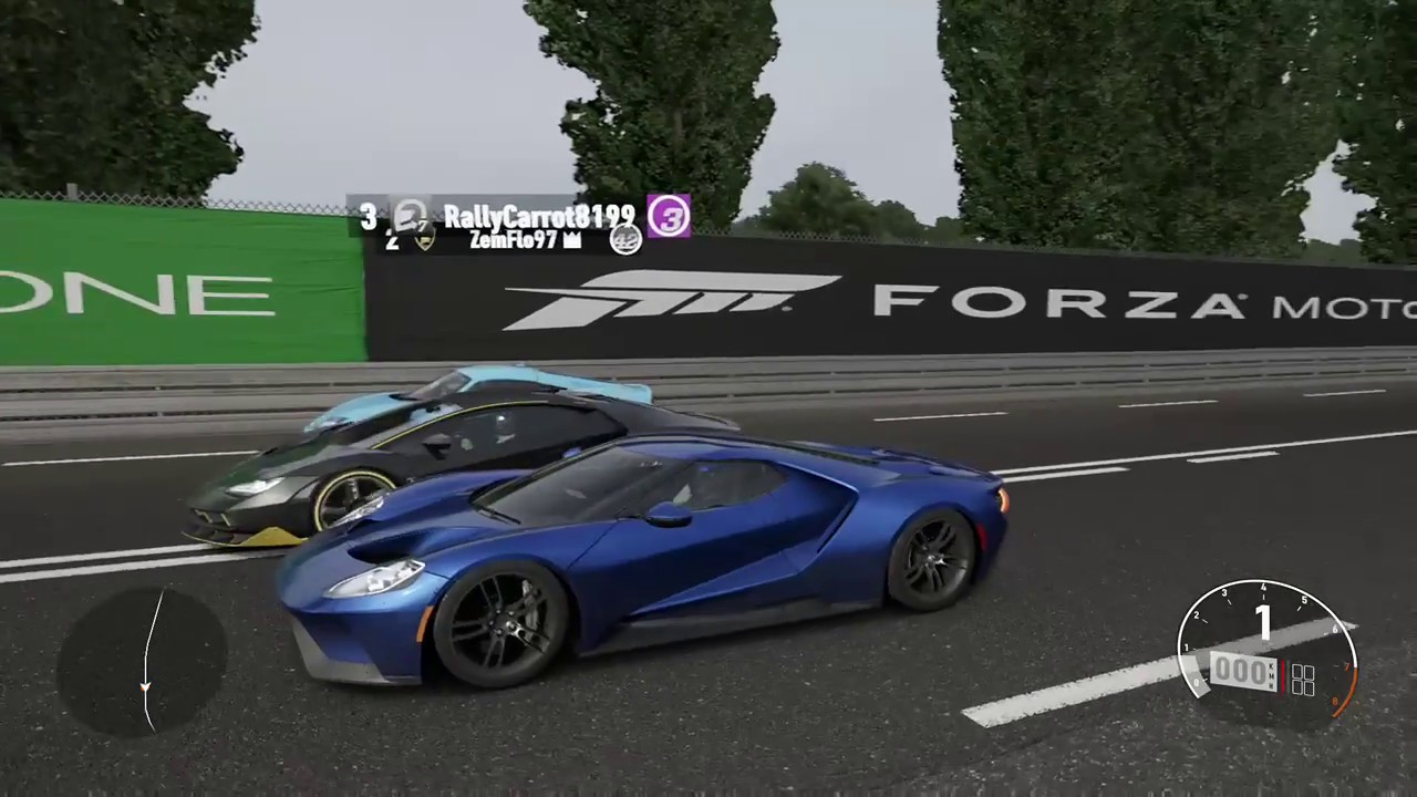 Forza 7 Drag race: 2017 Ford GT vs Noble M600 vs Lamborghini Centenario LP770-4