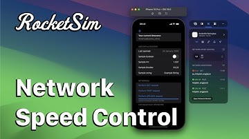Network Link Conditioner aka Network Speed Control in RocketSim for Xcode