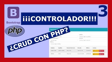 3 | Como crear CRUD PHP con MySQL | Controlador