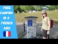 First time camping in a FRENCH AIRE (Part 3 Euro Road Trip)