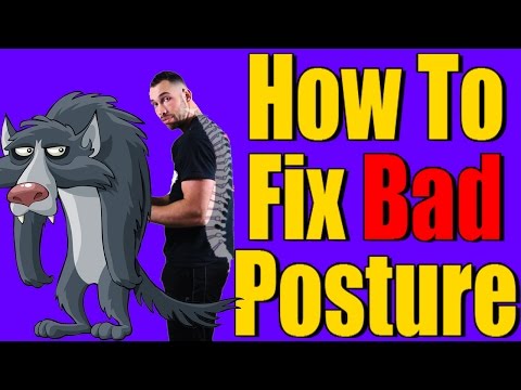 How to fix bad posture | FIX your posture in 4 MIN!!! | Improve Your Posture