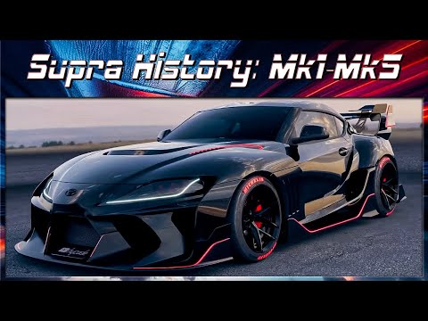 Toyota Supra Generations | Mk1 to Mk5 Legendary Evolution - YouTube